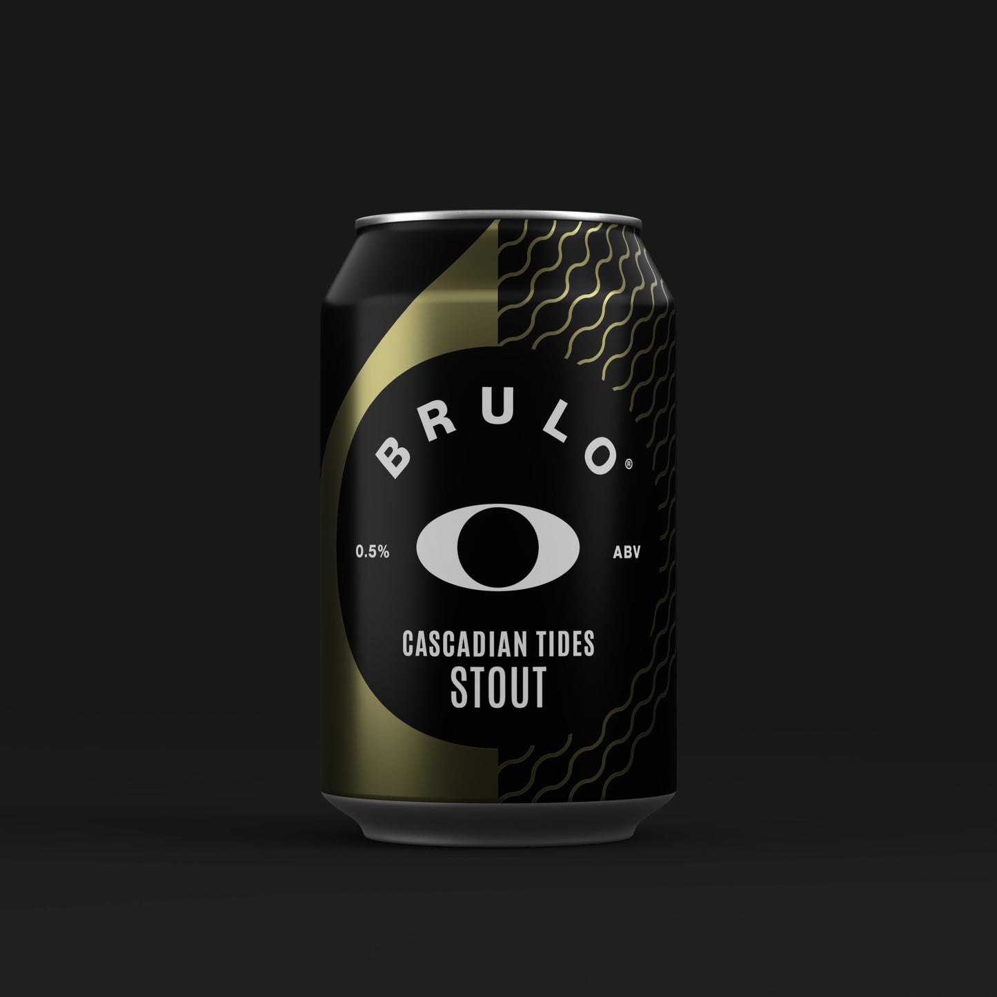 BRULO Cascadian Tides Stout 330ml (Alcohol Free)