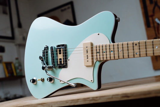 West Valley Guitars Indiana Classic - Surf Green and Walnut