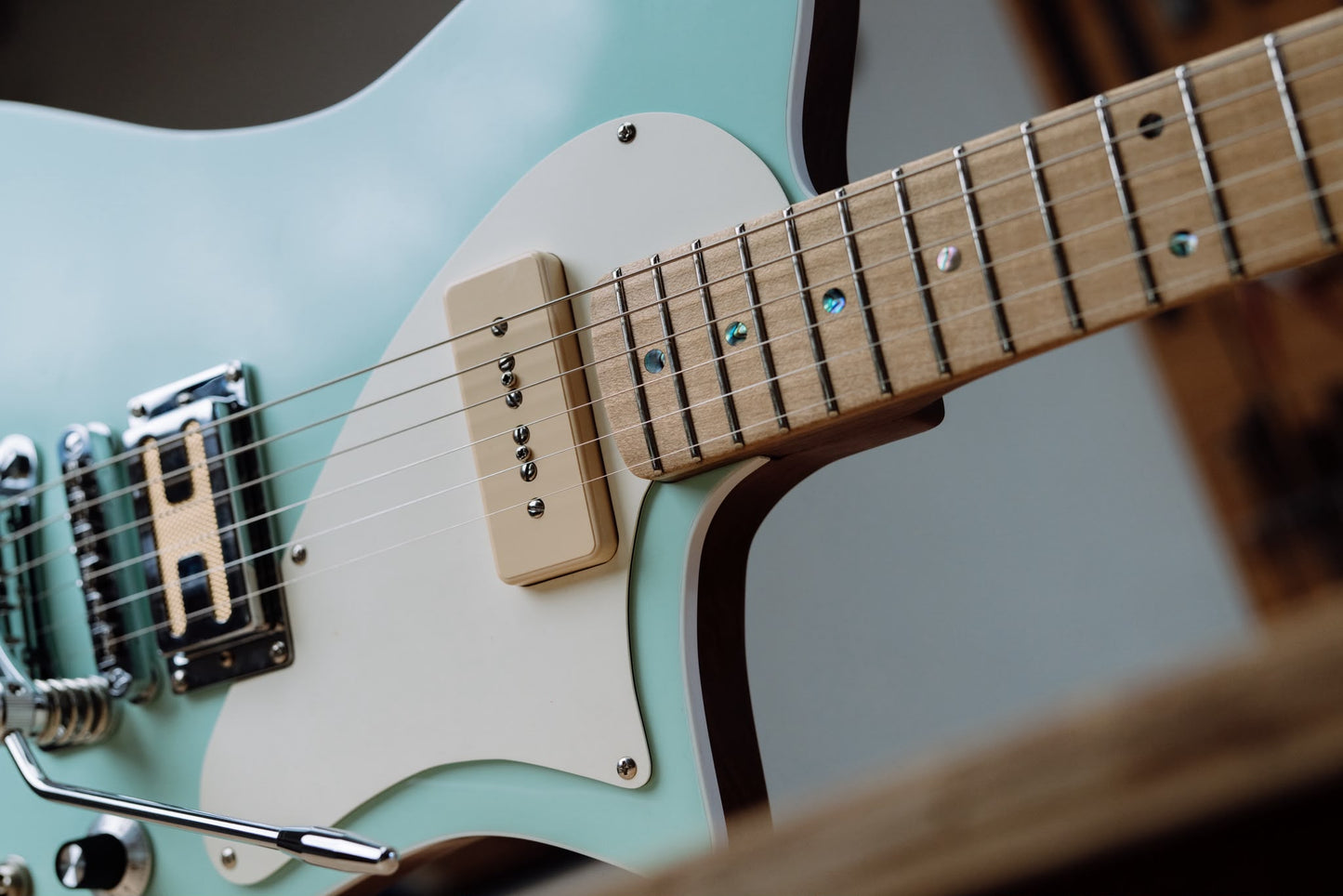 West Valley Guitars Indiana Classic - Surf Green and Walnut