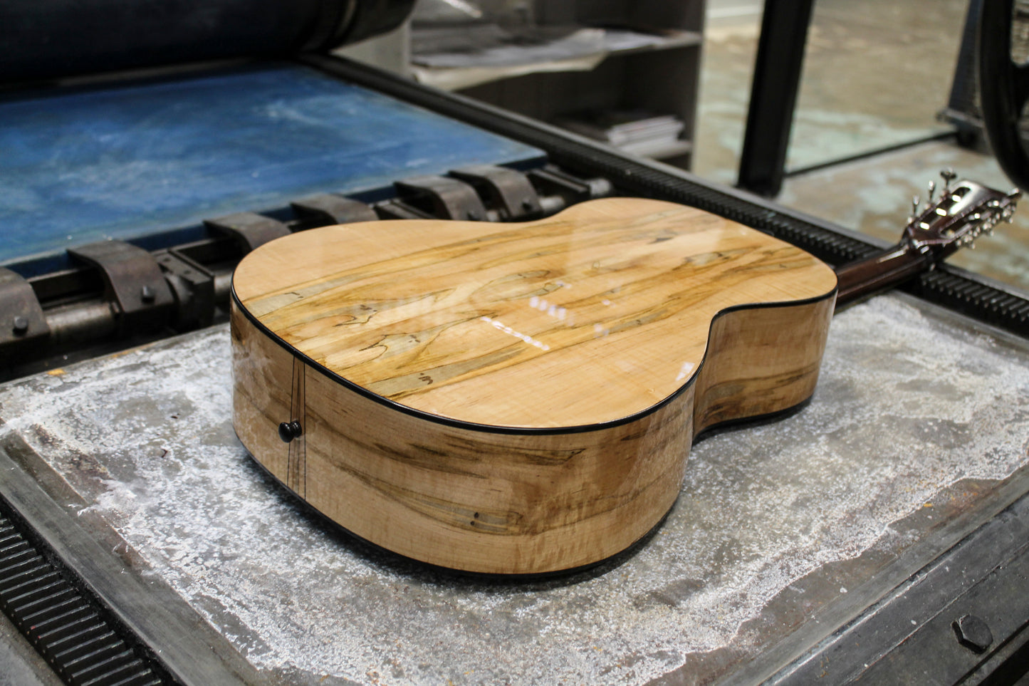 Leddington Guitars - Western Red Cedar, Ambrosia Maple Shade Top Model-1