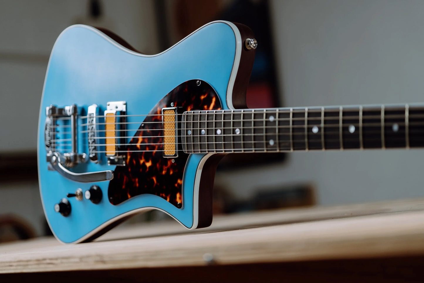 Mike Hobbs handmade Fiesta Red S-style electric guitar