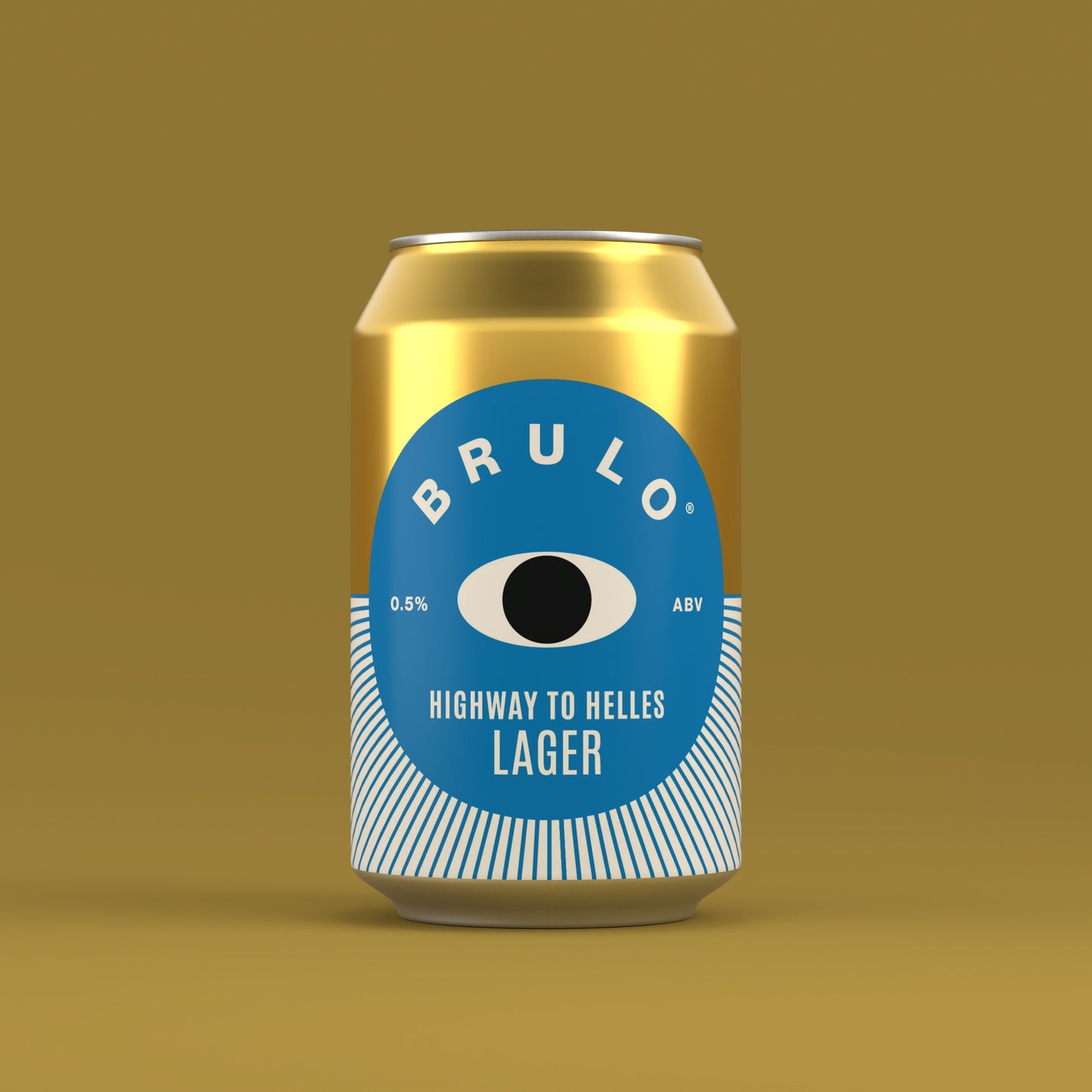 BRULO Highway To Helles Lager 330ml (Alcohol Free)