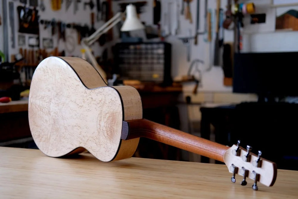 Swannell Guitars - European Spruce and Birds Eye Maple Parlour