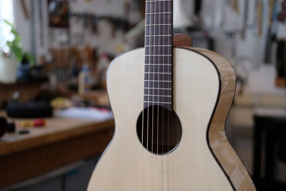 Swannell Guitars - European Spruce and Birds Eye Maple Parlour