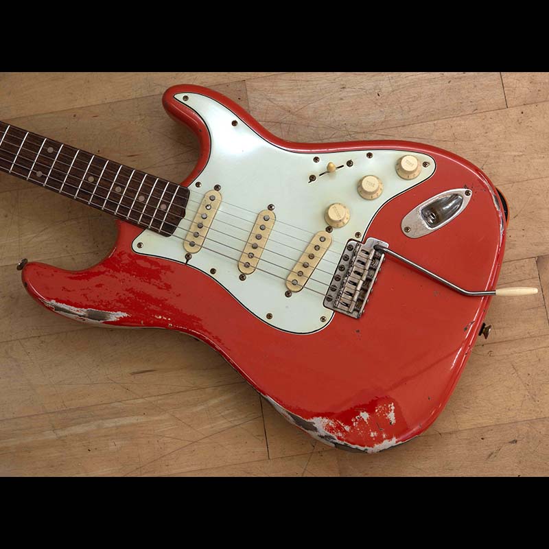 Mike Hobbs Guitars Handmade S-Style - Fiesta Red