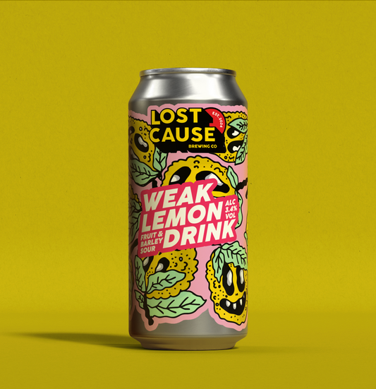 Weak Lemon Drink | 3.4% | Fruit & Barley Sour