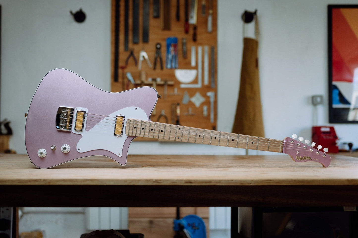 West Valley Guitars Indiana Baritone - Burgundy Mist