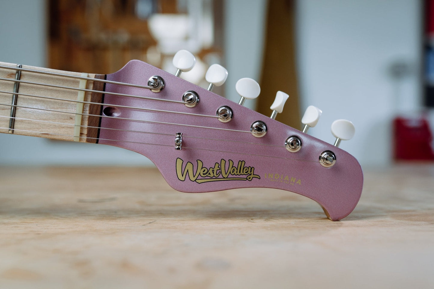West Valley Guitars Indiana Baritone - Burgundy Mist
